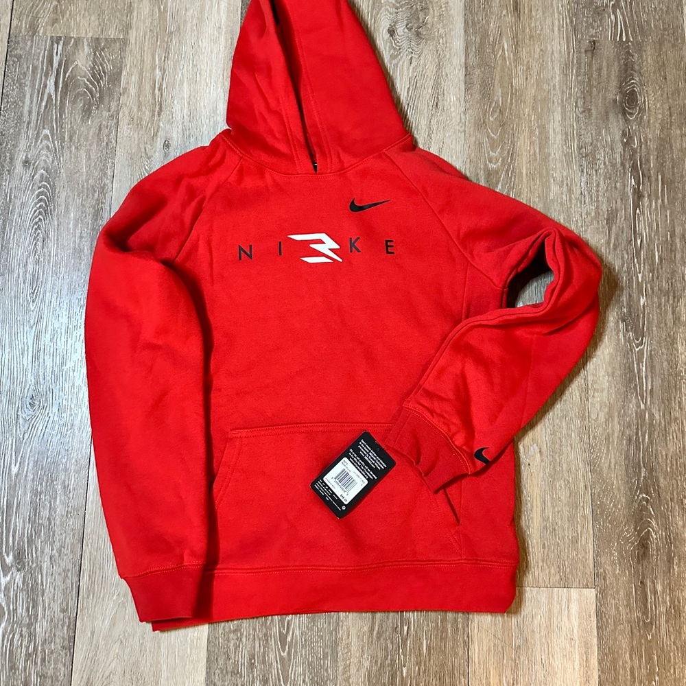 Nike Boy's Red Hoodie Sweater